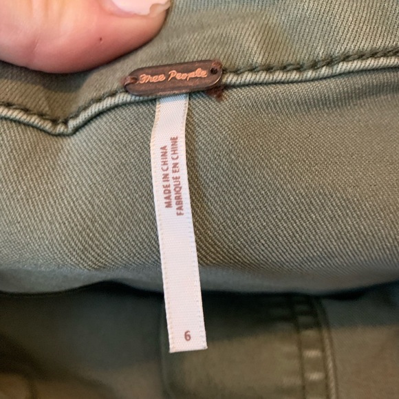 Free People Denim Green Skirt - Picture 4 of 4